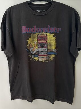 Abercrombie Budweiser Graphic Oversized T-shirt 2xl
